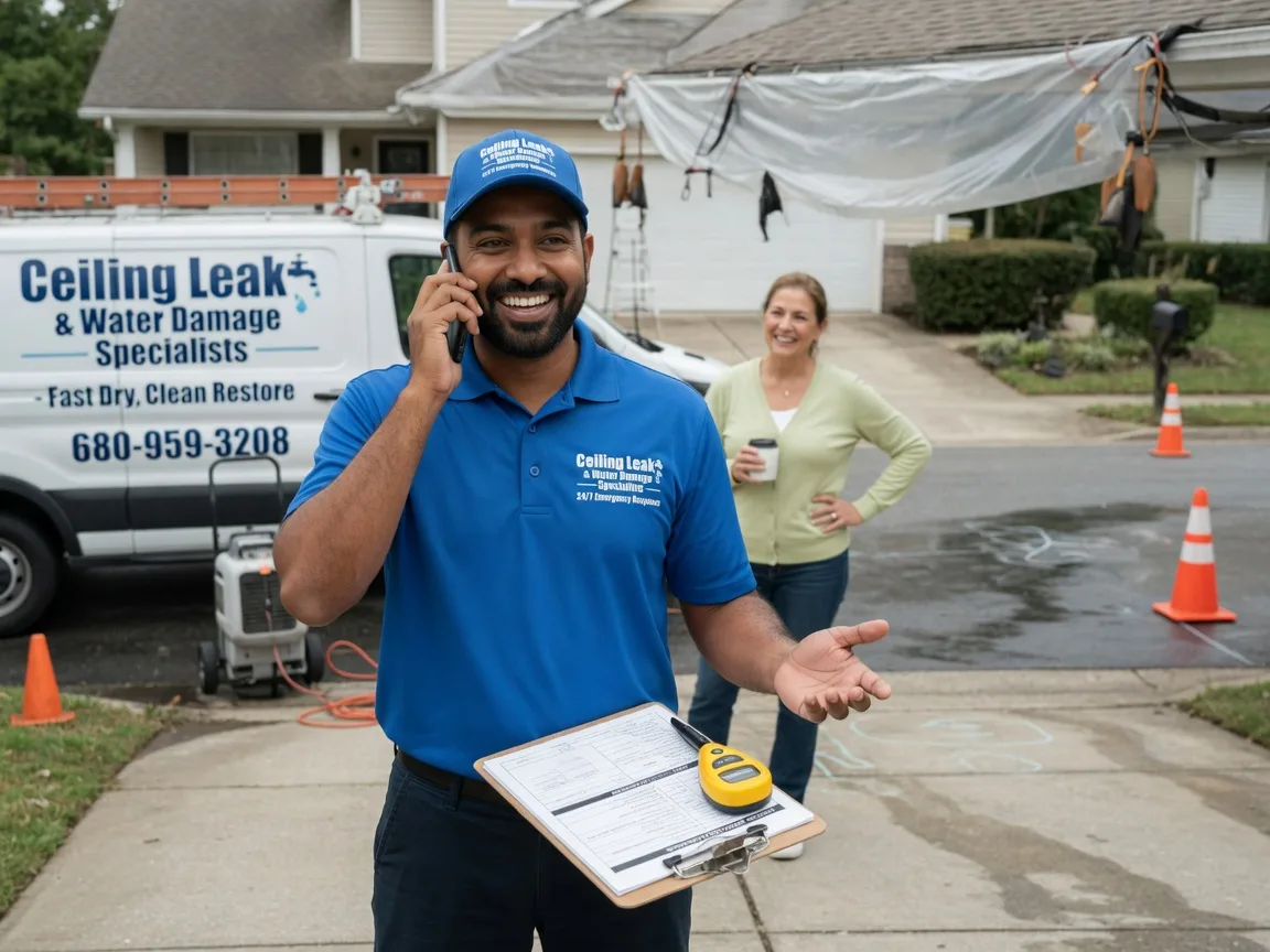 Ceiling Leak Cleanup Hebbronville, TX FAQs